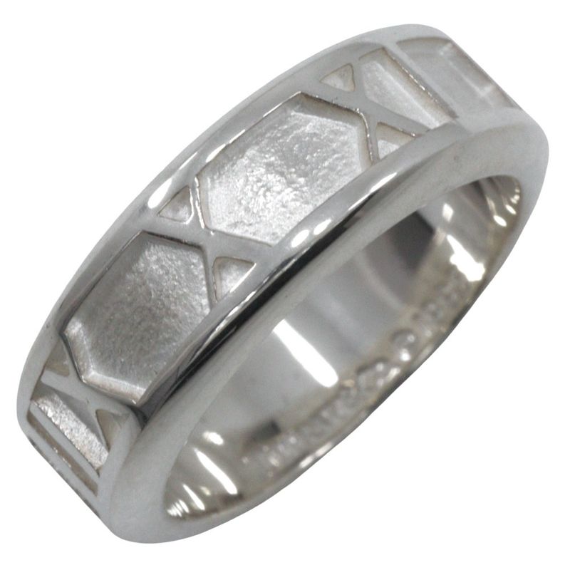 [tiffany & Co] Tiffany & Co Atlas Silver 925 Size 8.5 Ladies' 5.1g Ring