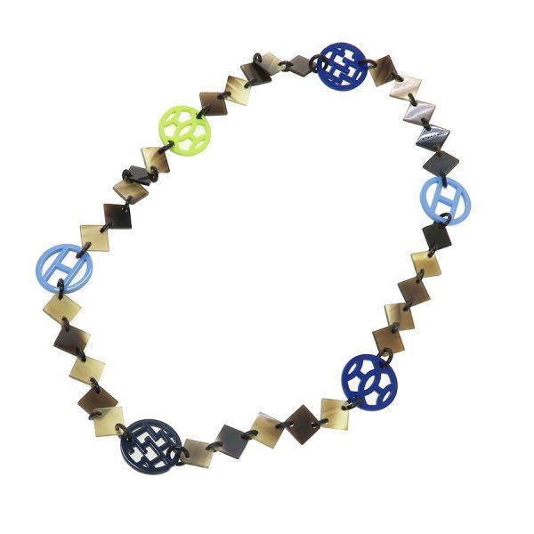 Hermes Diva Buffalo Horn Necklace