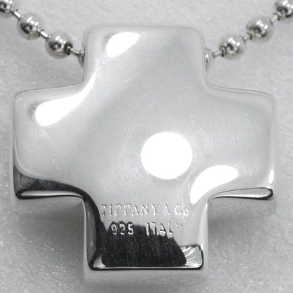 Tiffany & Co Roman Cross Ball Chain Silver 925 Ladies 13.4g Necklace