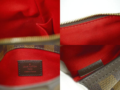 Authentic Louis Vuitton LV Bloomsbury PM Damier Ebène Shoulder Bag Pochette