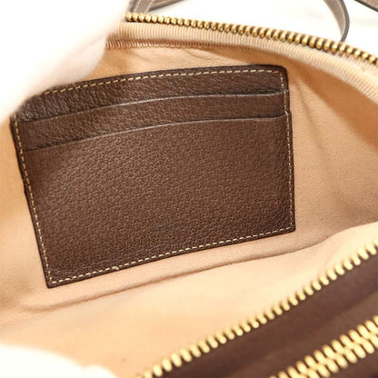 Gucci Ophidia Mini Shoulder Bag GG Supreme Canvas Leather Beige Brown 546597