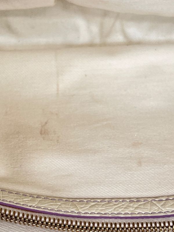 Celine Handbag Macadam Pattern Purple White 33bs140