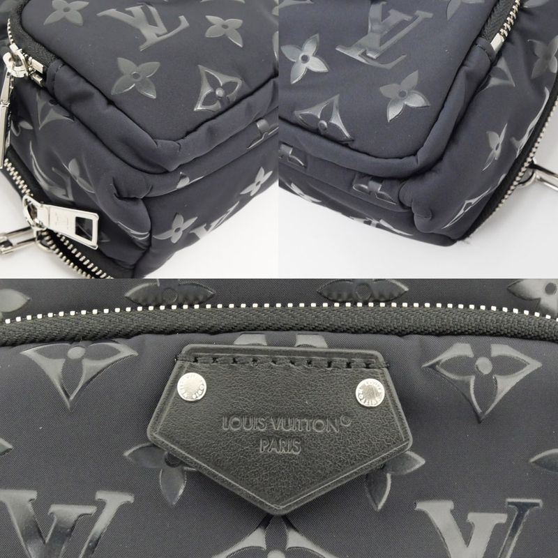 Louis Vuitton Monogram Nylon Palm Spring MINI Backpack M11780 Black Bag