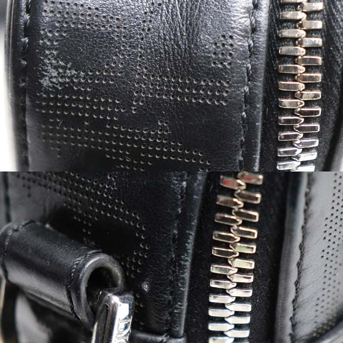 Christian DIOR Safari Messenger Bag Shoulder Bag Oblique Black 1espo206vpi_h03e