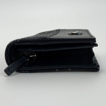 Gucci Marmont 658610 Bifold Wallet Leather Women's Silver Hardware