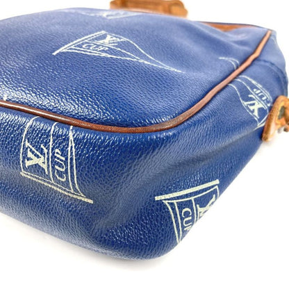 Louis Vuitton Shoulder Bag Sac San Diego M80010 Leather Blue