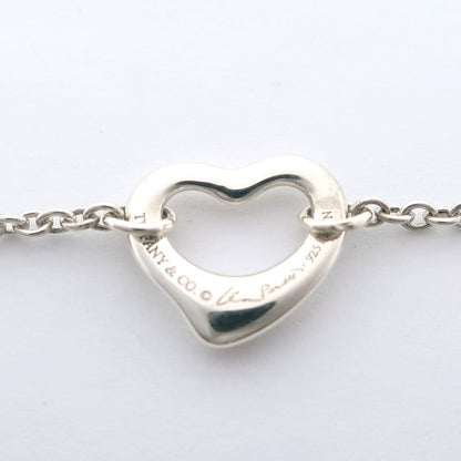 Tiffany & Co Open Heart 3P Elsa Peretti Silver 925 Ladies 3.0g Bracelet
