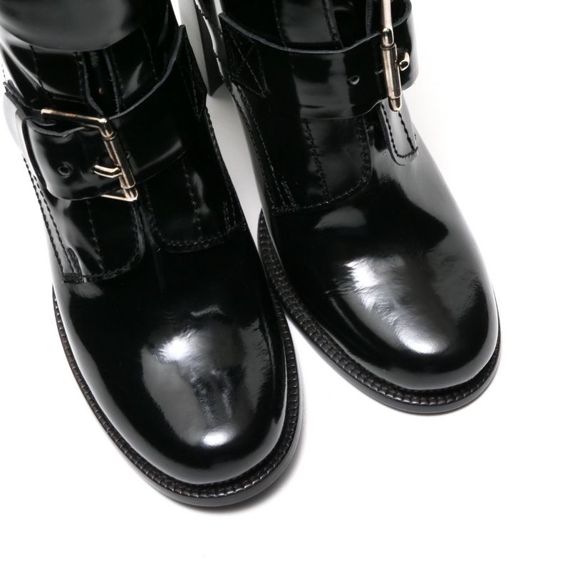 Celine Boots Size 35.5c Middle Boots Belt Shoes Made In Italy