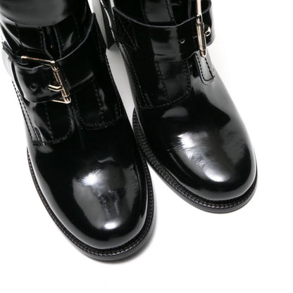 Celine Boots Size 35.5c Middle Boots Belt Shoes Made In Italy