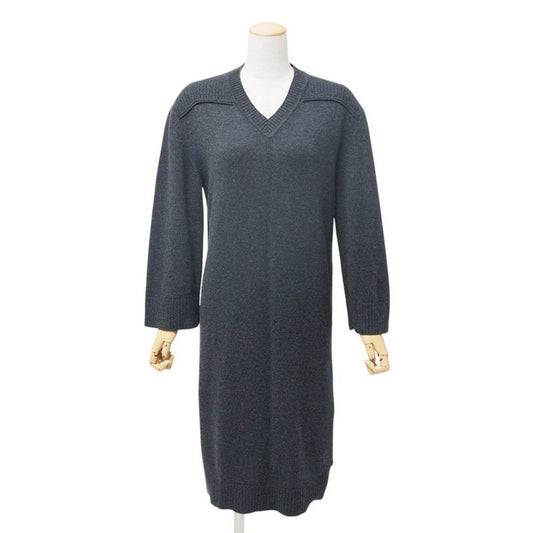 Hermes Dress Size 36 Total Cashmere Knit Dress Serie Decoration Made In