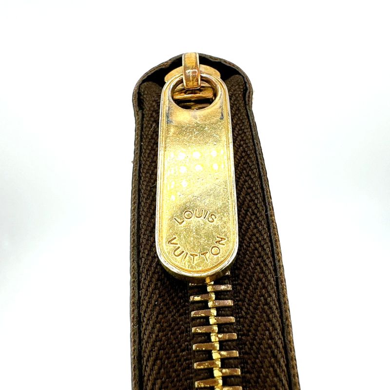 Louis Vuitton N60015 Damier Round Zipper Zippy Wallet Old Shape Long Wallet