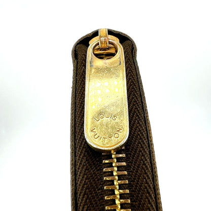 Louis Vuitton N60015 Damier Round Zipper Zippy Wallet Old Shape Long Wallet