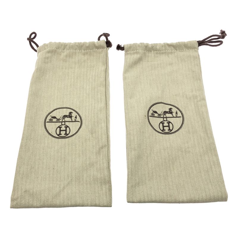 Hermes Oran H Logo Sandals - 37 - Orange - Women