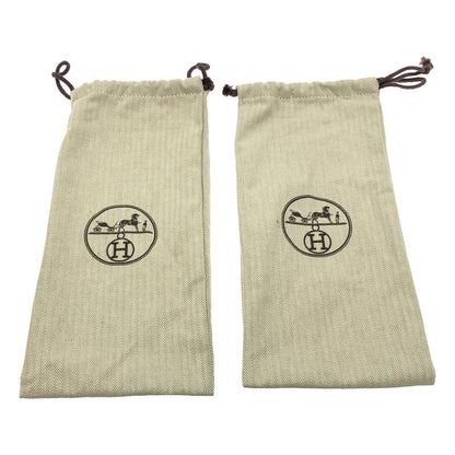 Hermes Oran H Logo Sandals - 37 - Orange - Women