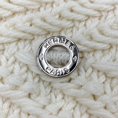 Hermes Top Knit Sweater Wool Ivory