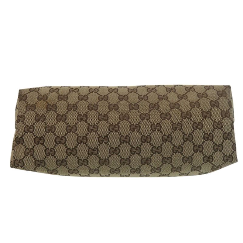 Gucci Sherry Line 189751 Shoulder Bag GG Canvas Leather Beige 0941 Gucci