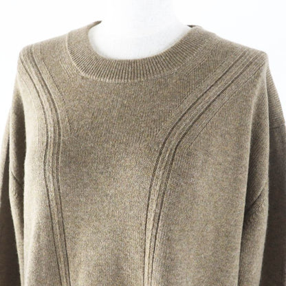 Hermes 22AW 2h2603d1 100% Cashmere Silver Hardware With Serie Plate Crew Neck