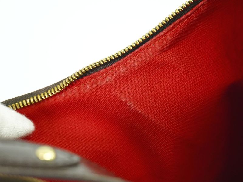 Authentic Louis Vuitton LV Thames GM Damier Ebène Shoulder Bag Brown N48181