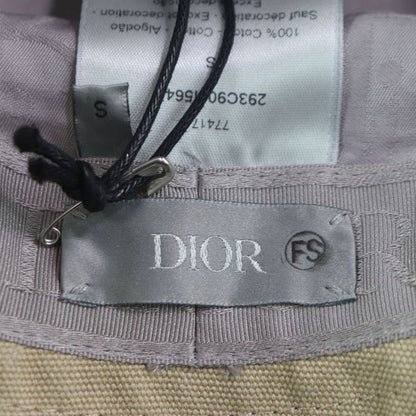  DIOR Homme 293c906i5641 100% Cotton DIOR Logo Embroidered Bucket Hat Beige S