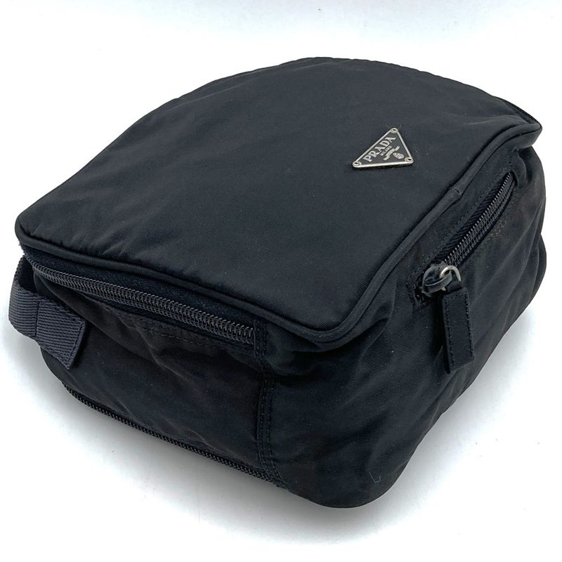 Prada Mini Shoulder Bag Waist 2way Black Nylon Ladies Men Fashion Triangle Logo