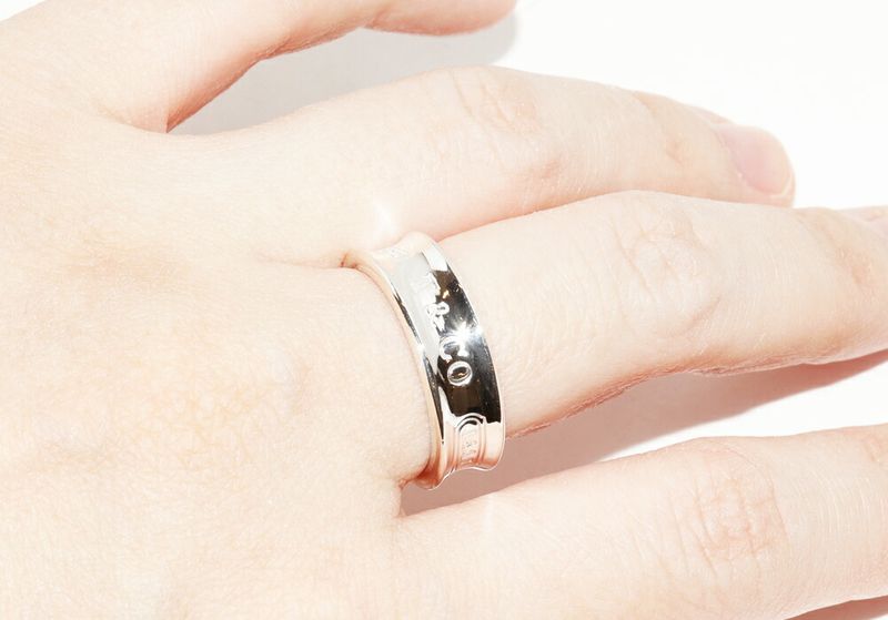 Tiffany & Co Ring SV 1837ring Medium Width 7mm (028in)