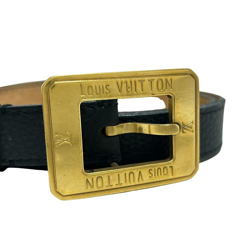 Louis Vuitton Belt 85/34 - Black Leather