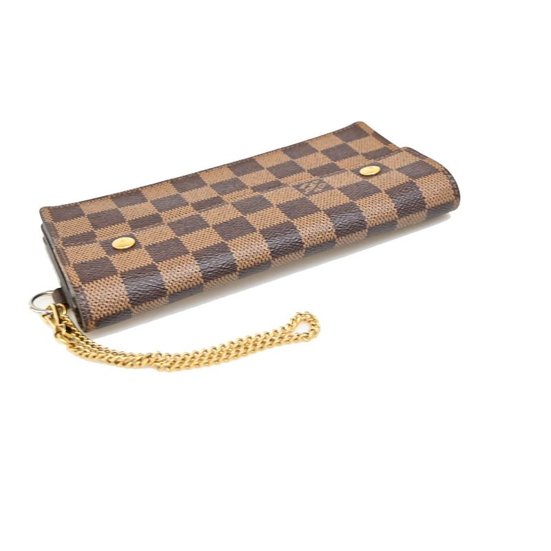 Louis Vuitton Long Wallet Damier Portefeuille Accordion Fold Wallet N60002