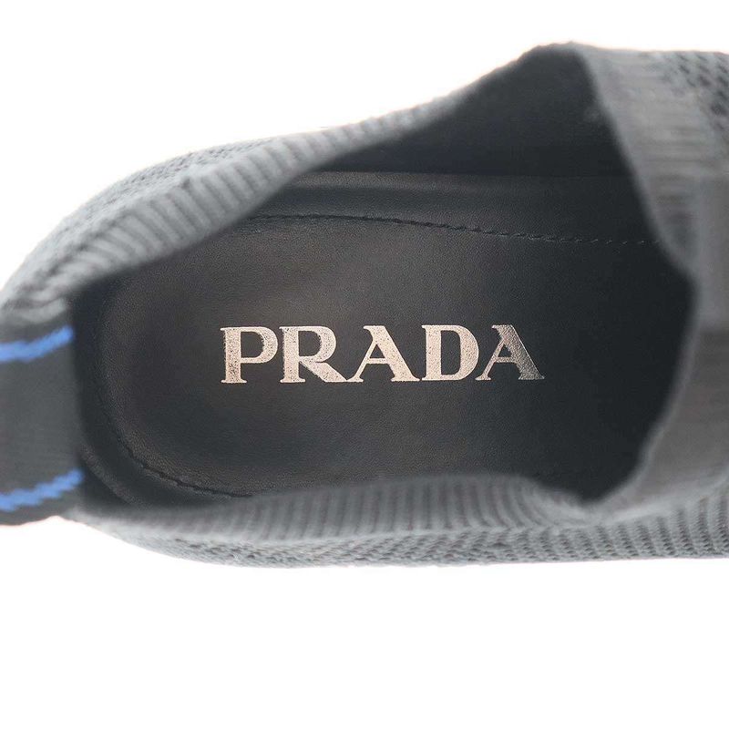 Prada Knitted Socks Sneakers 2s 2953 Black 7