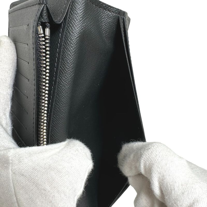 Louis Vuitton M30501 Taiga Portefeuille Blazer Long Wallet Louis Vuitton Black