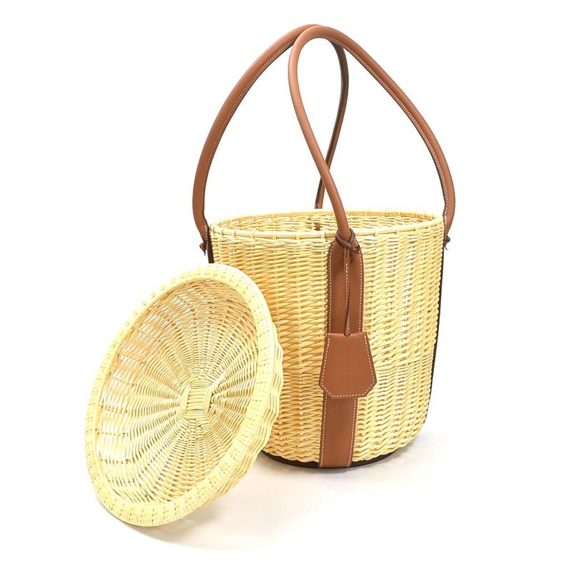 Hermes Picnic Basket Handbag A Walk In The Garden Pasiforia