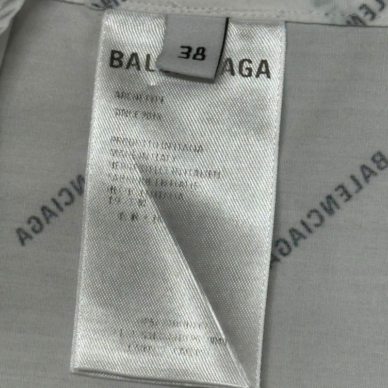 Balenciaga 18ss All Over Logo L S Shirt All Over Logo Long Sleeve Shirt