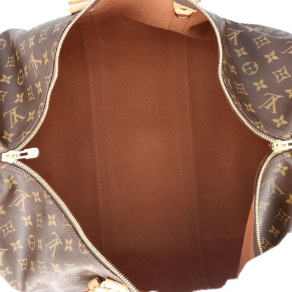 Louis Vuitton Keepall 55 M41424 Monogram Women's Boston Bag Brown Excellent