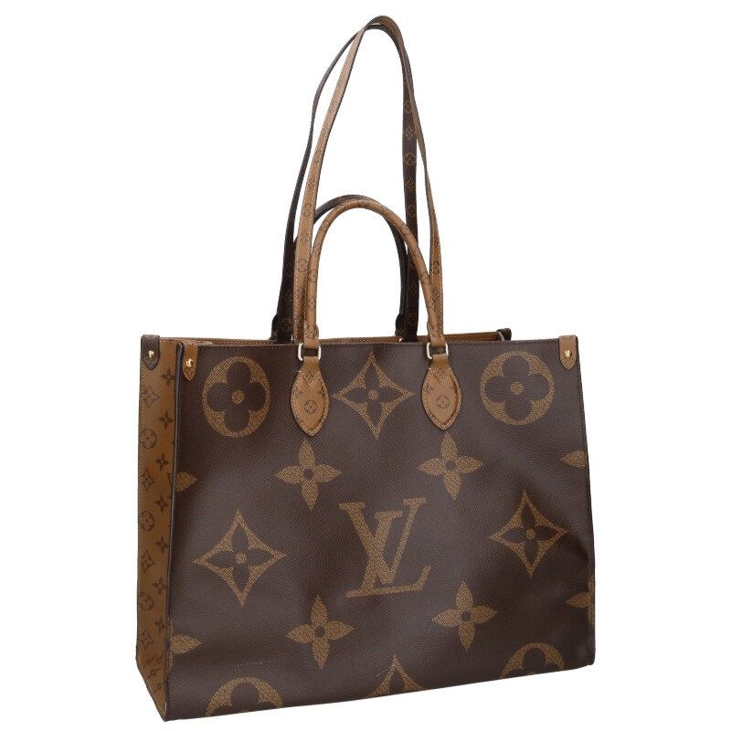 Louis Vuitton M45320 On The Go GM Monogram - Giant Reverse Shoulder Bag Women's