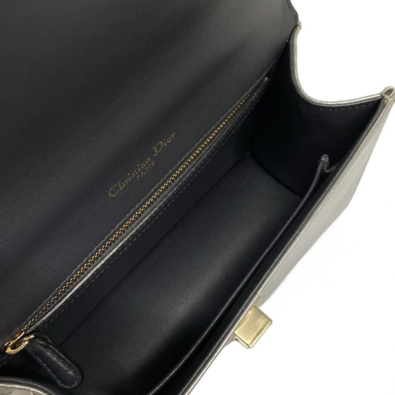 Dior/christian Dior Shoulder Bag Diorama Silver Chain Shoulder Leather