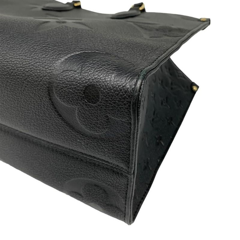 1314 Louis Vuitton Tote Shoulder Bag On The Go MM M45595 Monogram Noir Black