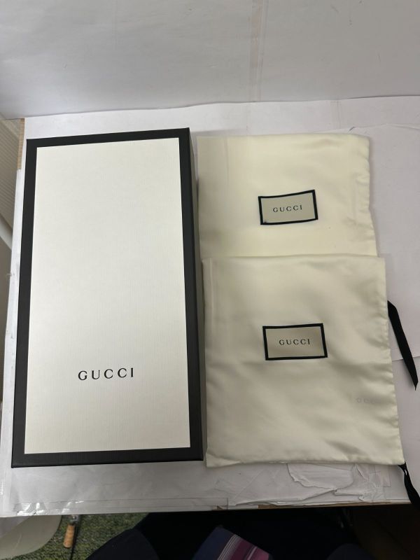 Gucci 466702 Horsebit Leather Loafers Red 35 1 2 Approx 22.5cm (8.86in) with