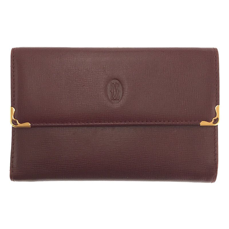 Cartier - Mastline - Foldable Leather Wallet - Foldable - Long Wallet -