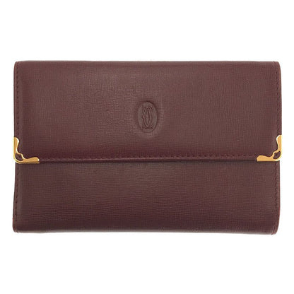 Cartier - Mastline - Foldable Leather Wallet - Foldable - Long Wallet -