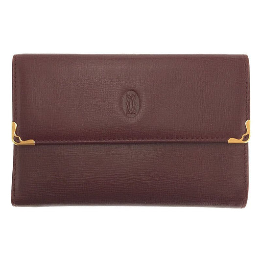 Cartier - Mastline - Foldable Leather Wallet - Foldable - Long Wallet -