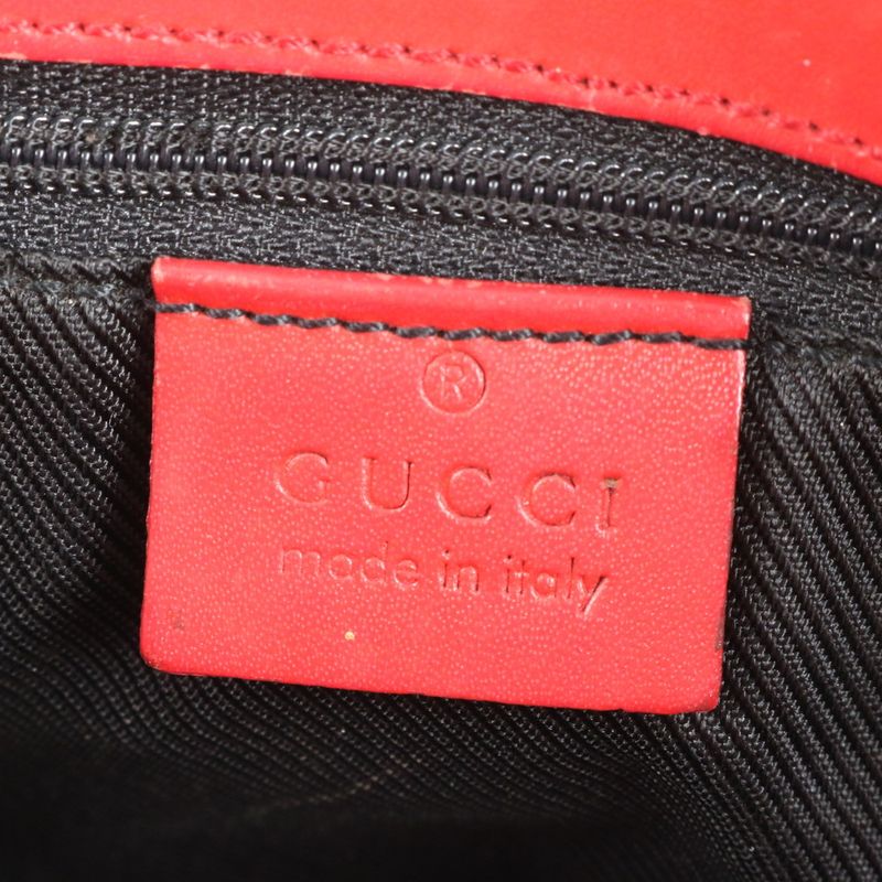 Gucci GG Canvas Leather Tote Bag Shoulder Hand 002-1098 Silver Hardware Women's