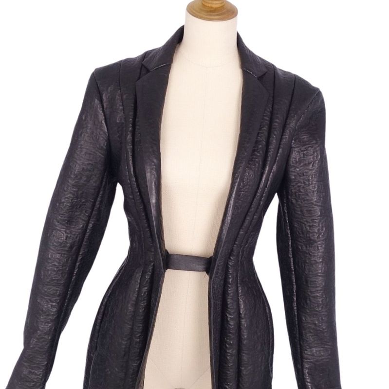 Celine Jacket Phoebe Period Leather Jacket Lamb Leather