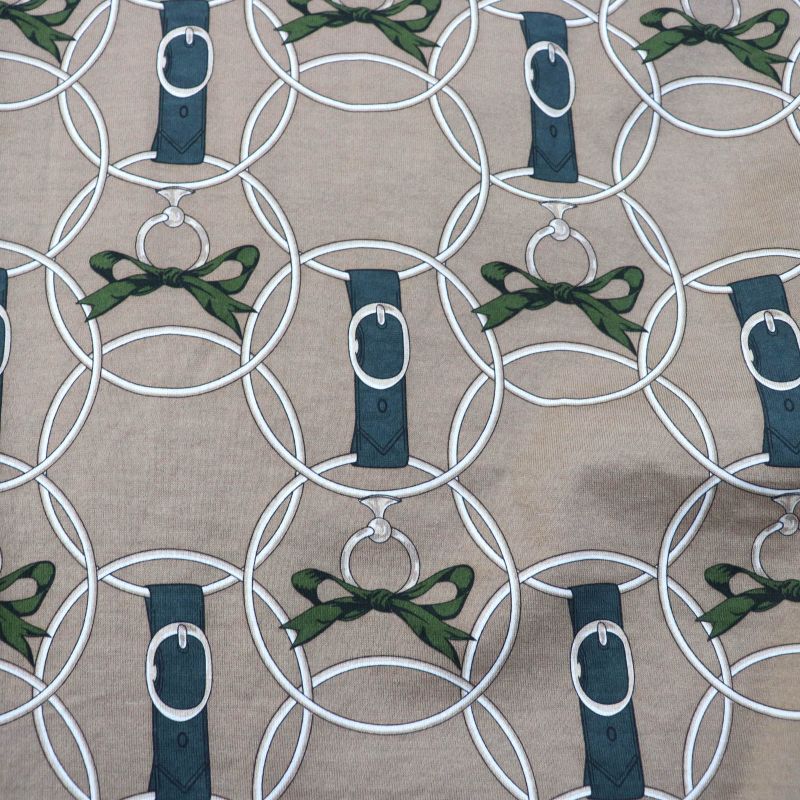 Hermes 22SS 2h4618db Morning Stroll Promenade Du Matin 100% Cotton Crew Neck