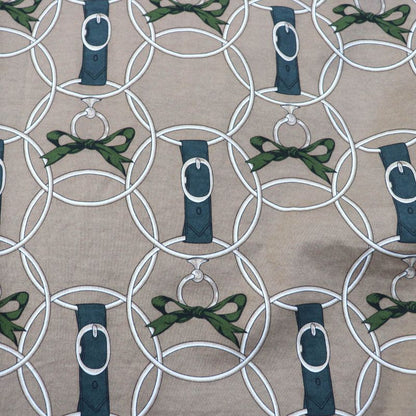 Hermes 22SS 2h4618db Morning Stroll Promenade Du Matin 100% Cotton Crew Neck