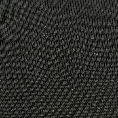 Hermes Short Sleeve Long Silk Knit Cardigan Black 38