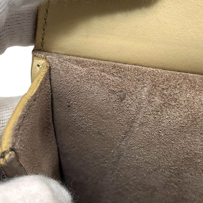 Celine Pouch Beige Excellent Condition Small Bag Leather Preowned Celine Hook