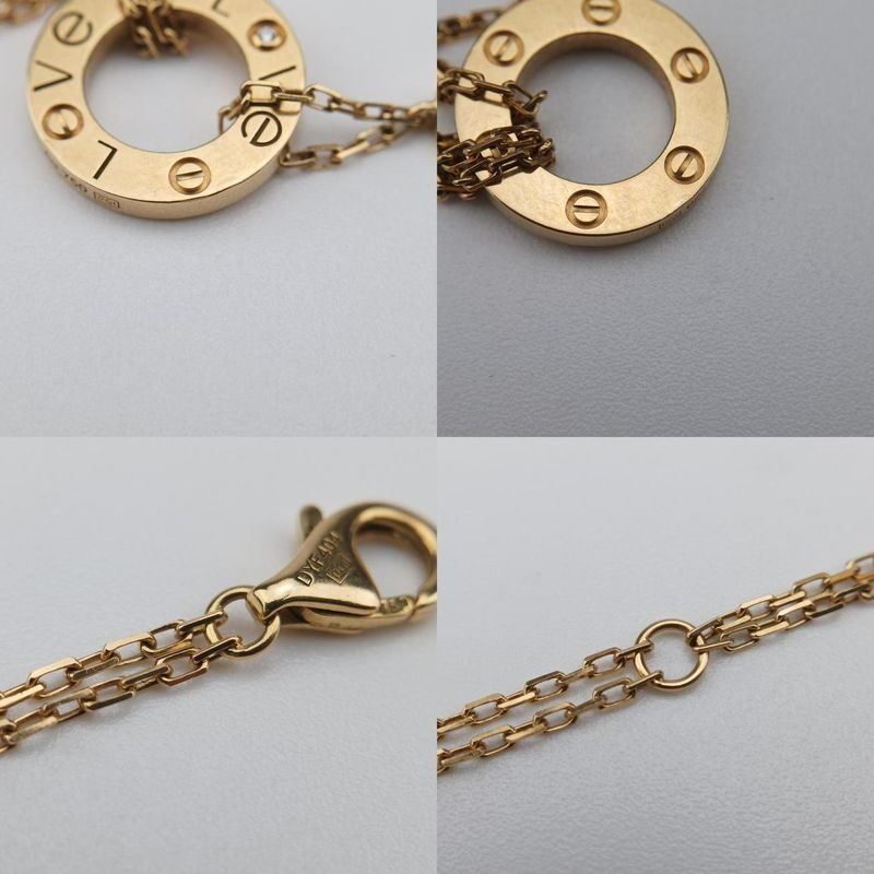 Cartier Love Circle Diamond Gold Au750 B6038300 Dyf404