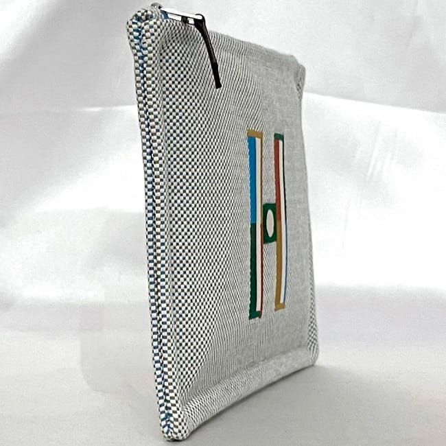 Hermes Pouch Faubourg Corner PM F22934 Light Blue