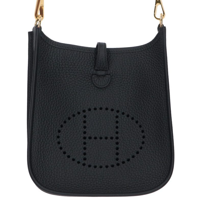 Hermes Evelyn TPM B Engraved Ghardware Leather Shoulder Bag Men's
