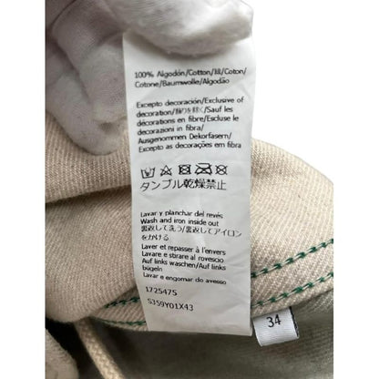 Loewe Coated Denim Long Hoodie S359y01x43 2423 340 Size 34 Multicolor Never Used