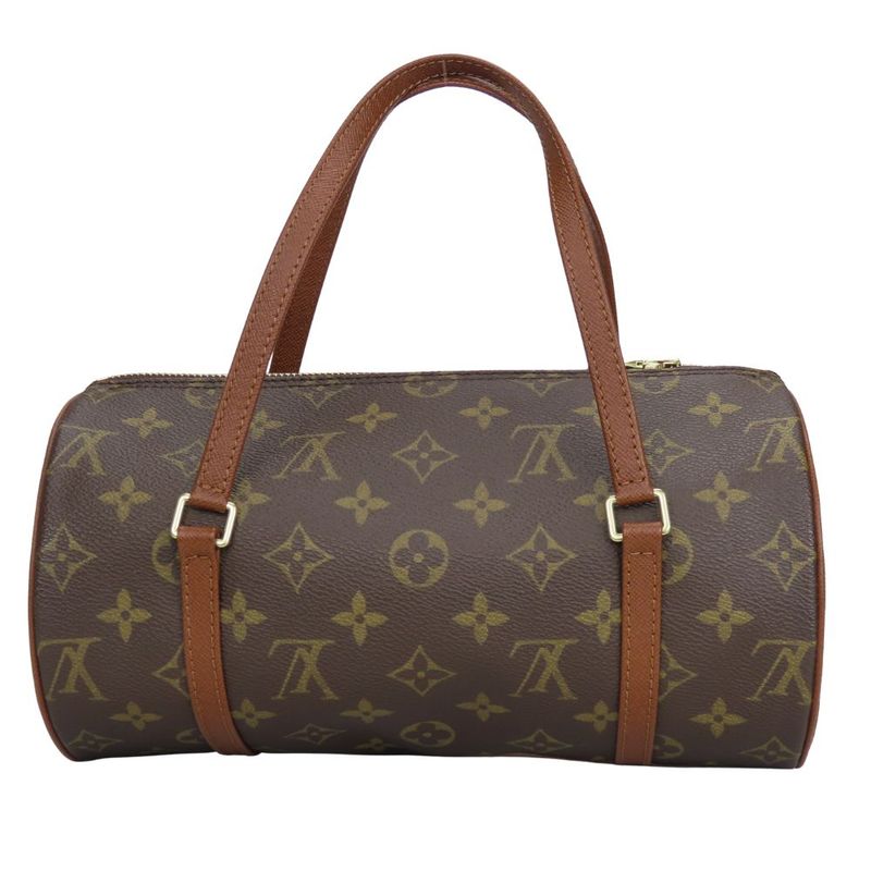 Louis Vuitton Handbag Papillon 26 M51366 Monogram Brown Old Shape Cylindrical